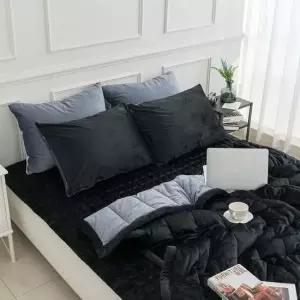 BIILLY 리버서블 극세사 3color 차렵이불베개세트 Q 차렵이불