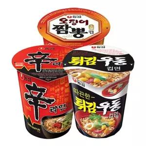 [NS홈쇼핑]신라면컵 6개 + 오징어짬뽕컵 6개 + 튀김우동컵 6개e[35936146]