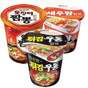 [NS홈쇼핑]오징어짬뽕 소컵 6개 + 새우탕 소컵 6개 + 튀김우동 소컵 6개e..[35936351]