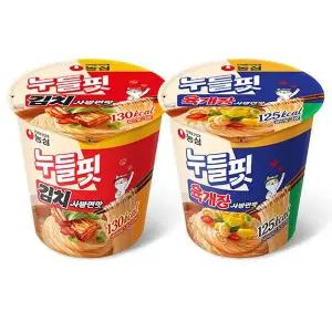 [NS홈쇼핑]농심 누들핏 육개장 사발면 맛 8개입/김치사발면맛e[35936358]