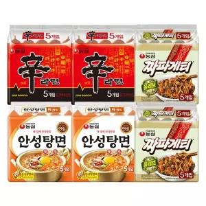 [NS홈쇼핑]농심신라면10봉+짜파게티10봉+안성탕면10봉 (총30봉)e[35936375]