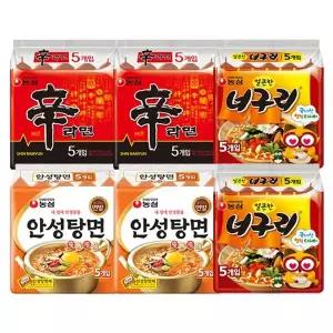 [NS홈쇼핑]농심신라면10봉+안성탕면10봉+얼큰너구리10봉 (총30봉)e[35936439]