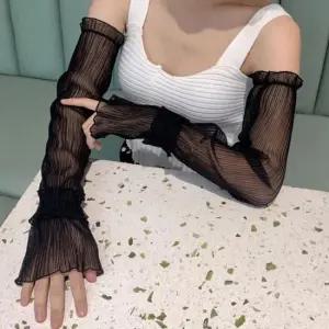 레이스팔토시 여성 여름 운전 팔토시 피부보호 망사