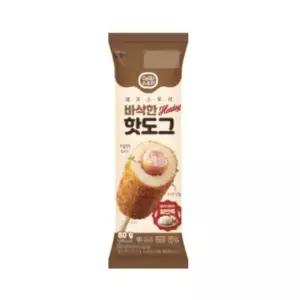 우양 쉐프스토리 바삭한 핫도그 1입 80g
