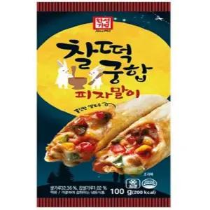 한성기업 한성 찰떡궁합 피자말이 100g 냉동 간편식 야식 쌀도우 어린이집 유치원 간식