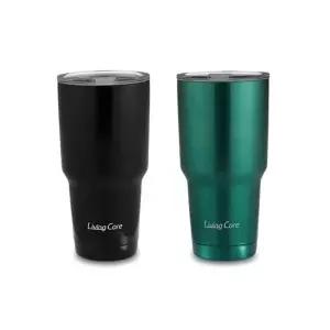 리빙 코아 대용량 보온보냉 스텐 텀블러 900ml
