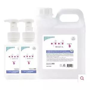 핸드워시 거품형 물비누 손세정제 리필 대용량 4L 500ml 버블