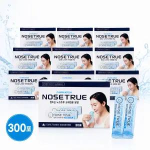 노즈트루 코세척 분말 생리 식염수 코세정 코청소 소금 300포