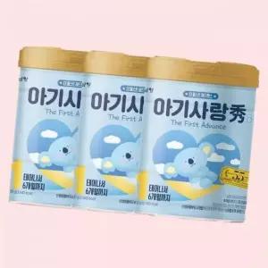 남양유업 아기사랑수 1단계 800g X 3캔 4313187