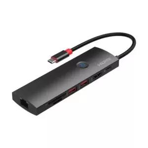 마이크로리더기 타입C 멀티허브 카드리더기 / USB허브 LAN포트 HDMI