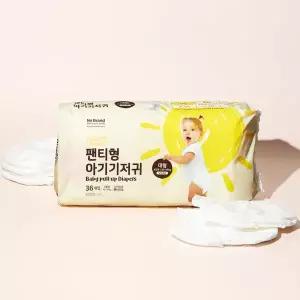 노브랜드 남여공용 팬티 기저귀 대형 36P 1팩 GST