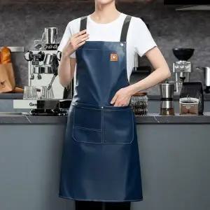 EA 방수 PU 주방 앞치마 오염 방지 카페 미술 작업용 업소용