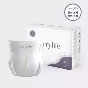 에브리라이프 밴드 기저귀 아기 공용 1단계 35매입 1팩 GST