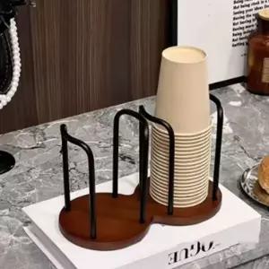 ( )EA 종이컵트레이 거치대 카페 컵홀더 사무실식당 2구
