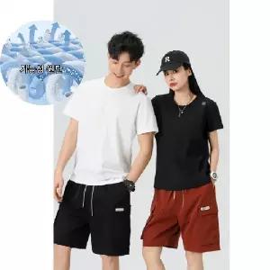 남성 여성 기능성 냉감 아이스 쿨티셔츠 반팔티셔츠 쿨티