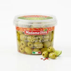 [코스트코] MADAMA OLIVA 피티드 자이언트 그린올리브 칠리 라임 1.13kg_냉장
