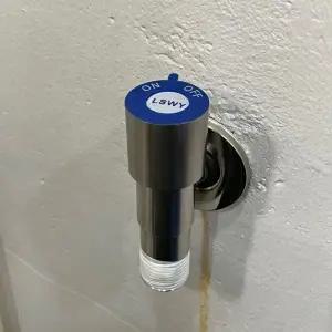 수도꼭지 F9M0O2Y2 파랑 납작 수전