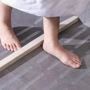 미끄럼방지 O4Q8J9L8 투명 스티커 48p세트 2x20cm 생활용품 바닥미끄럼방지 미끄럼방지패드 욕실