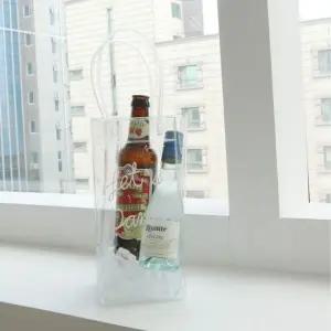PVC P2O2B0B5 와인 아이스버킷 칠러 쿨링 백 맥주 와인쿨러 아