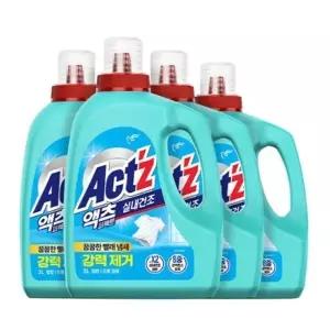 액체세제 액츠 퍼펙트 실내건조 3L x 4개
