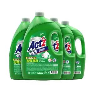 액체세제 액츠 퍼펙트 3300ml 딥클린 X 4개