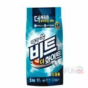 비트 Z3R6W7Y2 더화이트 5kg 리필겸용 세탁세제 가루세탁세제 드럼세탁세제 드럼세탁기용세제 드