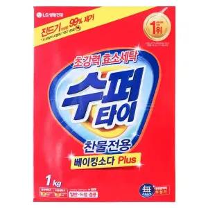 수퍼타이 L2S0J5E1 세탁세제 1kg 카톤