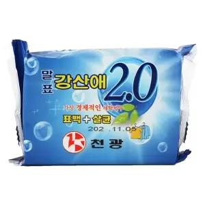 표백과 C2I9X4L0 위생을 동시에 잡은 고형 세탁비누 200g 5개