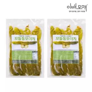 이배모매 한식명장 반찬 꼬들 통 오이지 700g 2개