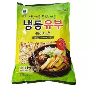 MZ대림선 냉동유부 슬라이스 1kg