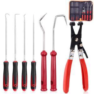 키딕 7피스 세트 밴드 클램프 제거 플라이어 플랫 자동차 호스 1PCS 6PCS 후크