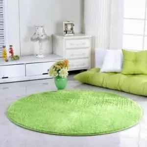 발매트 실루엣 롱파일 샤기 극세사 러그 카페트(원형150cm)