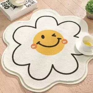 3타입 논슬립 스마일 플라워 에그 부들 데코뷰 발매트