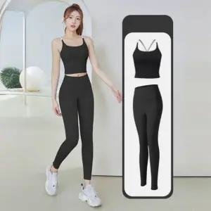 [하프클럽/]요가복 상하세트 여성 스판 운동복