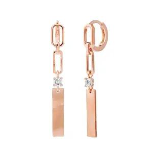 [룽스_62]14K 옥타곤 귀걸이 Gold 여친선물 pin(RS115)