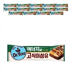 오리온 닥터유 에너지바 고식이섬유 40g, 15입, 1개