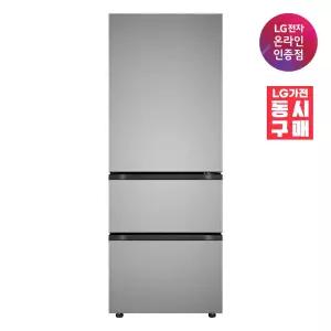 LG 디오스 오브제컬렉션 김치냉장고 Z330MPSF11 327L 3도어 메탈 1등급