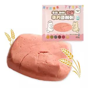 우리밀 버터100%로 만든 안심 쿠키 클레이 백년초 300g / 믹스 만들기 재료 냉동 생지 반죽 도우