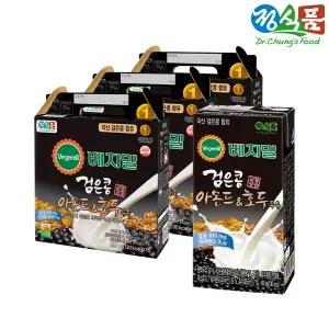 [정식품]검은콩과 아몬드호두 두유 190mlx48팩