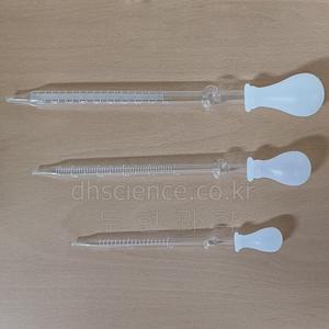 [두현과학]유리 스포이드 (실리콘 고무) 2ml 5ml 10ml/실리콘고무