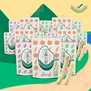 [에코맘의산골이유식](대전신세계)[산골이유식] 산골쌀참 3종5봉(총15봉) (사과당근/자색고구마/시금치)