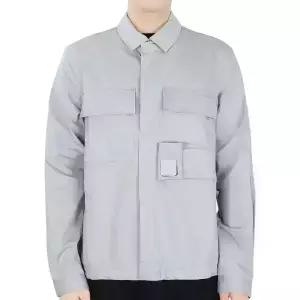 디몬트 23 S/S CP컴퍼니 로고 패치 개버딘 집업 셔츠(하버이스트) 14CMSH072A 006472A 805