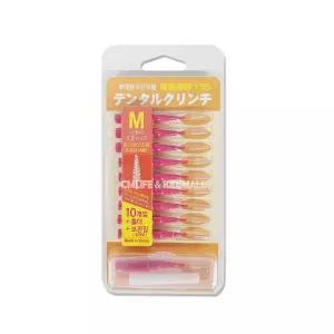 덴탈클린치 치간칫솔 10p I자형 4단계 1.2mm M/굵은 와이어 치태 입냄새 제거