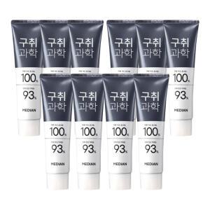 메디안 구취과학치약 프리징 쿨 민트 120g x10개
