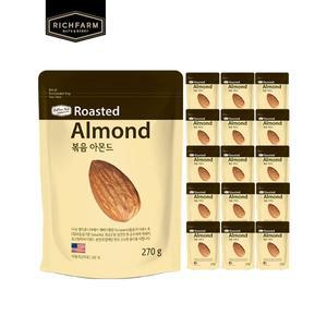 [리치팜너트]볶음아몬드 270g x 16봉