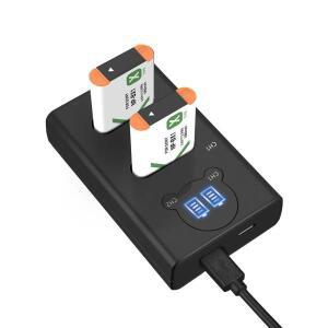 KingMa NP-BX1 배터리 LCD USB 듀얼 충전기, 소니 호환 ZV-1 RX100M7 M6 M5 M4 M3 M2 RX1RII HX90 WX350 HX