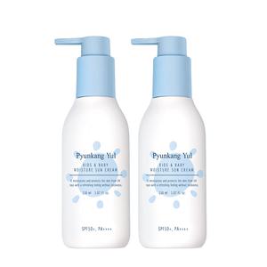 편강율키즈 편강율 펌프형 데일리 키즈 유아 초등학생 선크림 150ml 2개 자외선차단