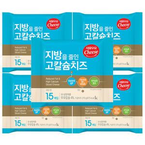 서울우유 지방을줄인고칼슘치즈 270g x 5개