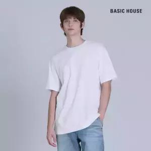 (최초가:25,900원)베이직하우스 면16수 레이어드 라운드 반팔티셔츠