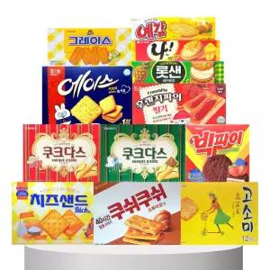 [판다네 마켓] 오만 과자 B세트 회사 사무실 탕비실 세미나 학교 학생 어린이 대용량 간식 스낵 다과 과자선물세트